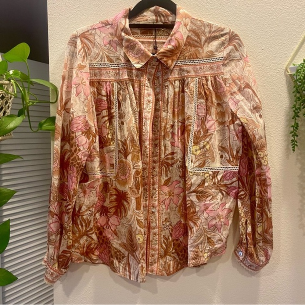 Spell and the gypsy collective button down top